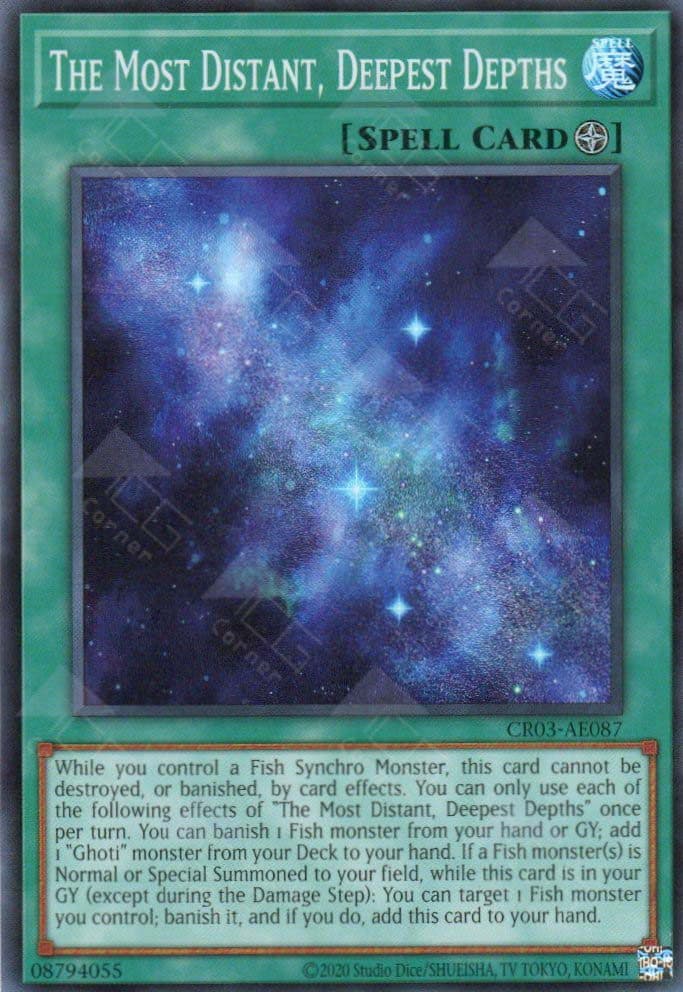 YU GI OH - CR03-AE087 - The Most Distant, Deepest Depths (SR)
