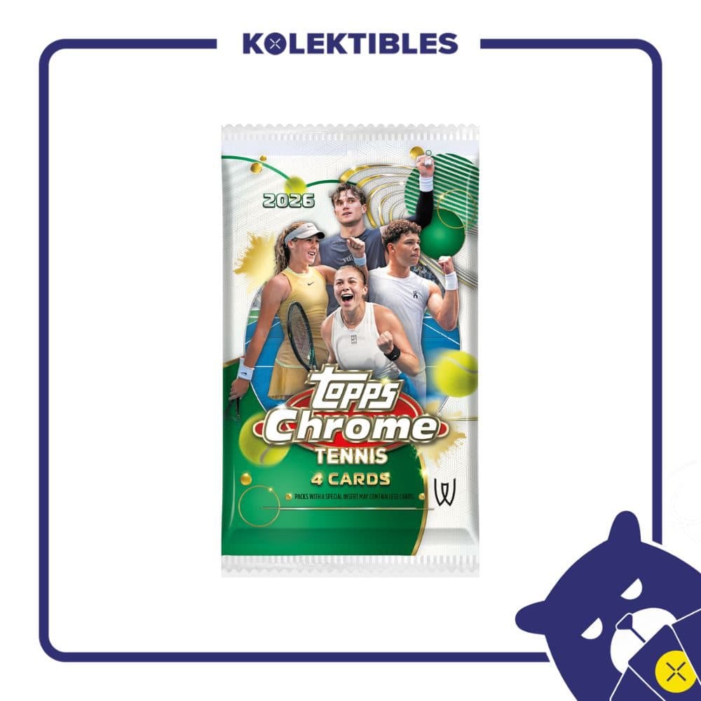 Topps – Chrome Value Booster Pack – 2026 Tennis