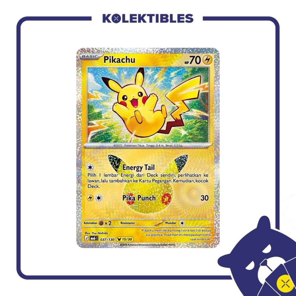 Pokemon Indonesia - MA6 037/130 – Pikachu 15/30