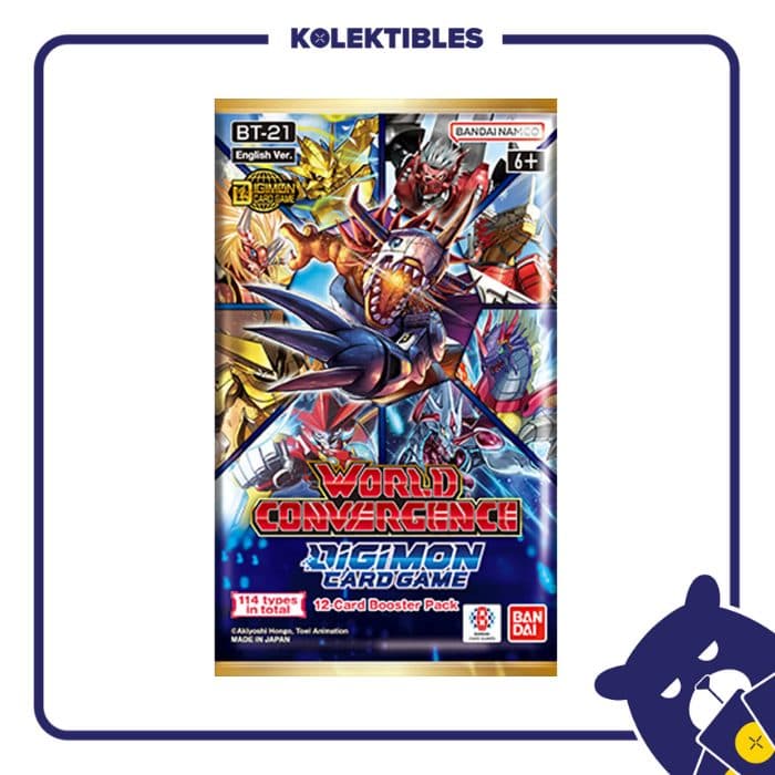 DIGIMON JAPAN - Booster Pack BT21 World Convergence