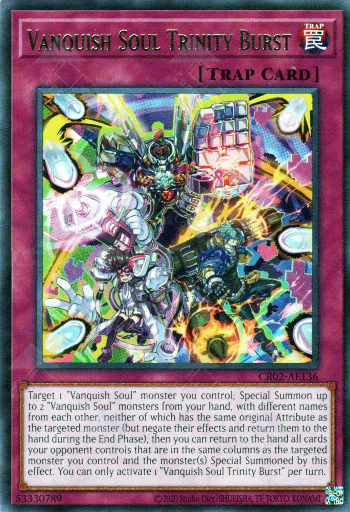 YU GI OH AE - Single Card - CR02-AE136 Vanquish Soul Trinity Burst (R)