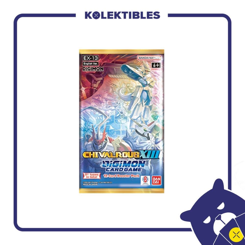 Digimon Japan - Booster Pack - EX 13 - Chivalrous XIII