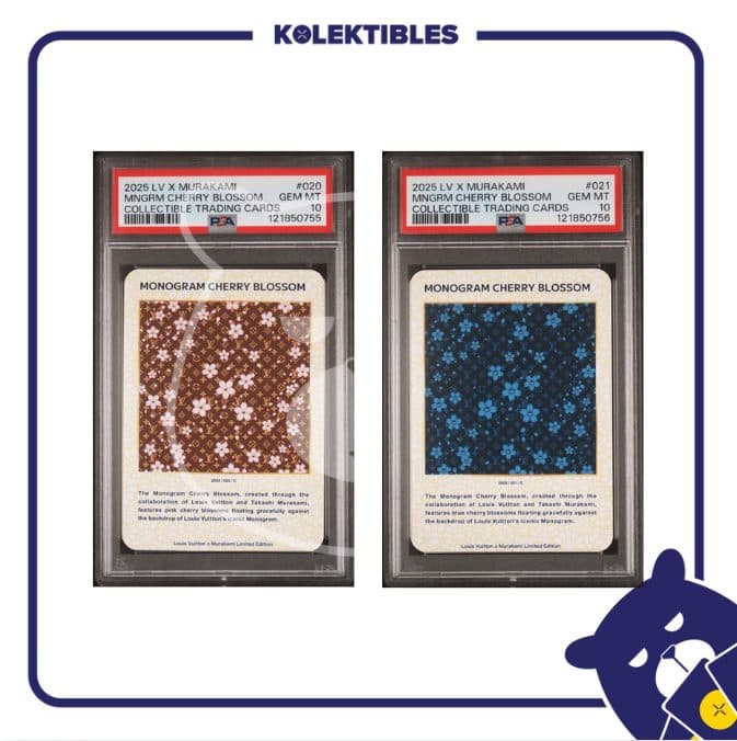 (Sequence) Monogram Cherry Blossom 020 & Monogram Cherry Blossom 021 - LV X Murakami 2025 - PSA 10 - 01/027/02/26/113