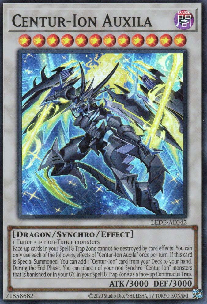 YU GI OH AE - Single Card - LEDE-AE042 Centur-Ion Auxila (SR)
