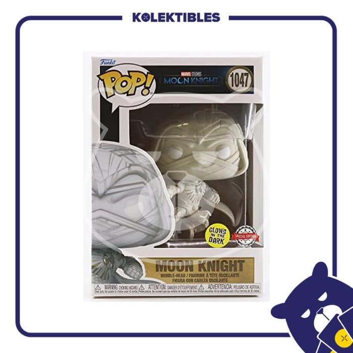 Funko POP! Marvel Moon Knight – 1047 Moon Knight Glow in the Dark Special Edition 01/04/011/30/195