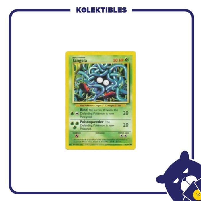 Pokemon English - 1999 Base Set 66/102 - Tangela - 01/280/02/11/111