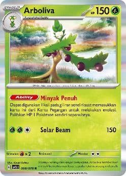 Pokémon Indonesia SV1s – Arboliva 008/078 R 01/008/02/11/111