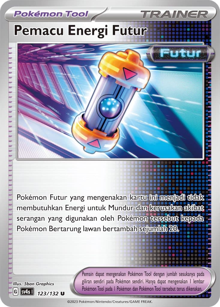 POKEMON INDONESIA SV4S - Pemacu Energi Futur 123/132 U