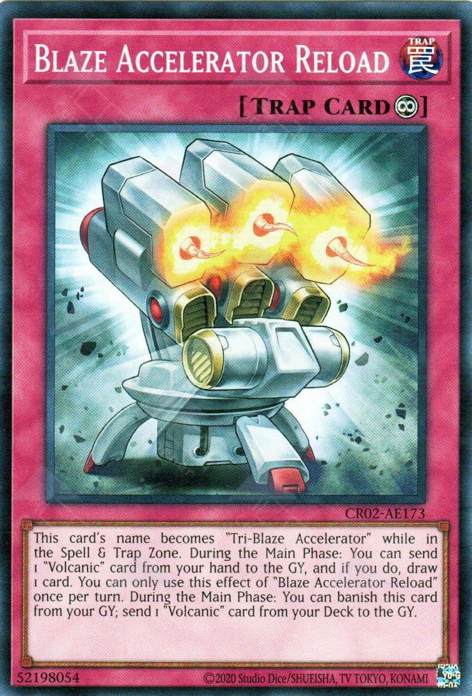 YU GI OH AE - Single Card - CR02-AE173 Blaze Accelerator Reload (SR)