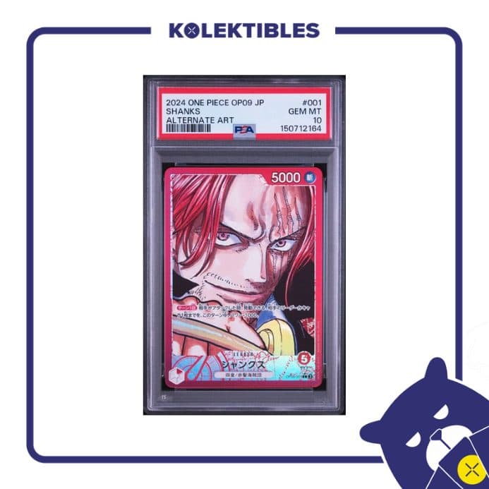 Shanks 001 L Parallel - One Piece OP09 Japan - PSA 10