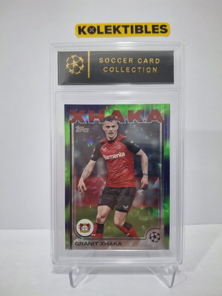 Soccer Card Collection - Granit Xhaka Holo - Midfielder - Bayer 04 Leverkusen 01/138/02/20/188