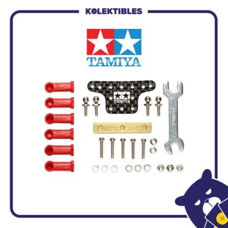 Tamiya – 95387 – HG Mass Damper Block with Ball Connectors Carbon Plate