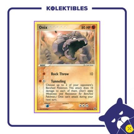 Pokemon English - 2004 Fire Red & Leaf Green 42/112 - Onix - 01/280/02/11/111