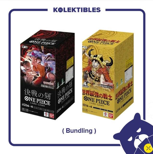 (Bundling) One Piece Japan - Sealed Box - OP-16 The Time of Battle & OP-17 The World's Strongest Warriors