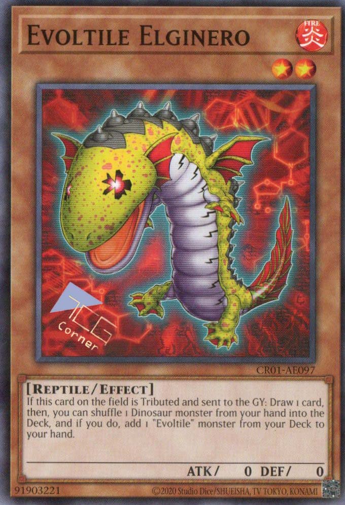 YU GI OH AE - Single Card - CR01-AE097 Evoltile Elginero (N)