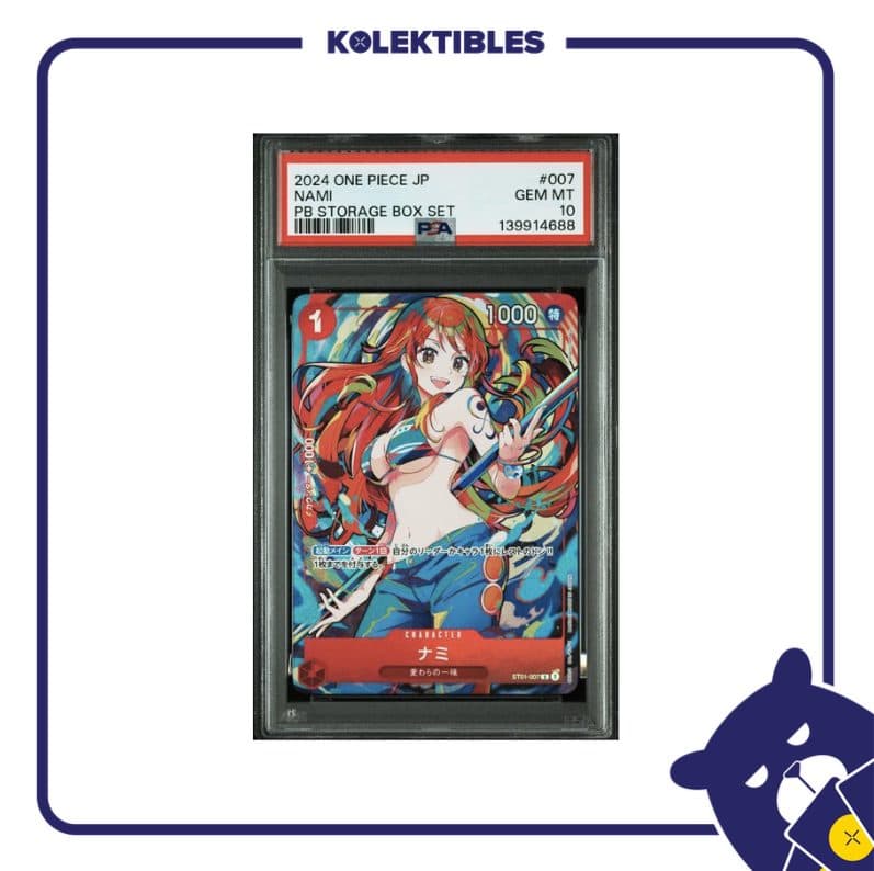 Nami 007 C – One Piece PB Storage Box Set 2024 Japan – PSA 10