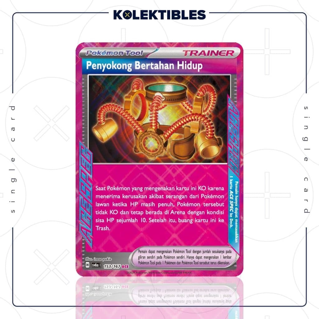 POKEMON SV6s - Penyokong Bertahan Hidup 153/167 ACE - Topeng Transfigurasi Single Card