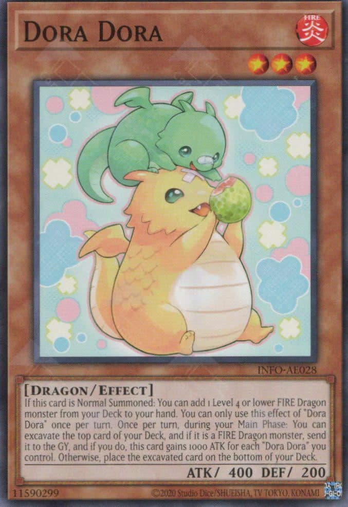 YU GI OH OH - INFO-AE028 Dora Dora (N)