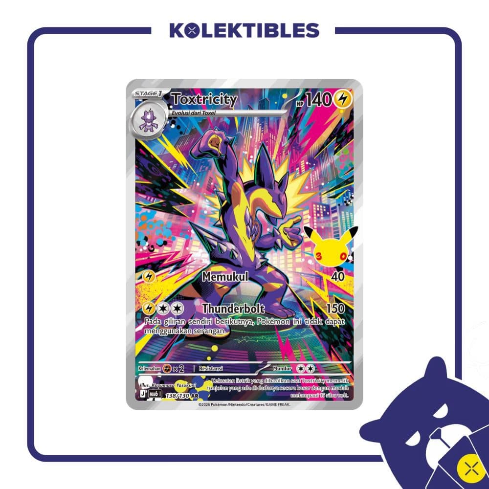 Pokemon Indonesia - MA6 138/130 AR - Toxtricity
