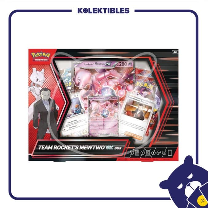 Pokemon English – Team Rocket’s Mewtwo EX Collection Box