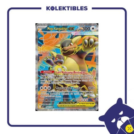 Pokemon Indonesia – MA1 160/126 SR – Mega kangaskhan Ex 01/291/02/11/111