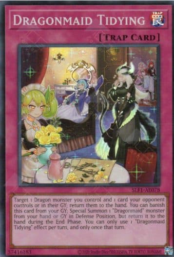 YU GI OH AE - SLF1-AE078 Dragonmaid Tidying (SR)