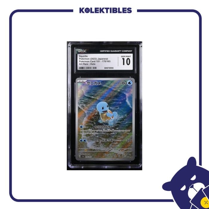Squirtle 170 – sv2a Pokemon 2023 Japan – CGC 10 6040730065 01/002/03/11/113