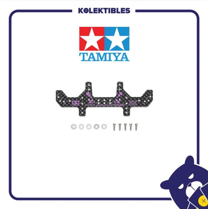 Tamiya – 95187 – HG Carbon Rear Multi Roller Setting Stay (1,5mm) J-Cup 2026