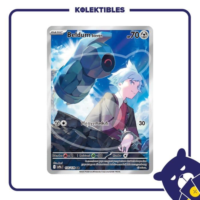 Pokemon Indonesia – SV9S 155/139 AR – Beldum Steven