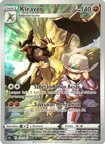 Pokemon Indonesia – s9a 071/067 CHR Kleavor 01/049/02/11/111
