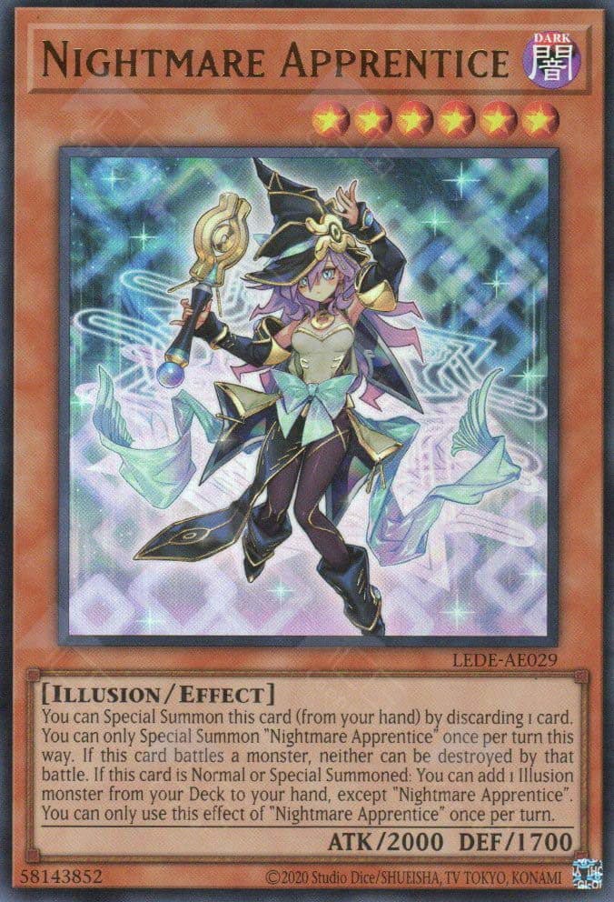 YU GI OH AE - Single Card - LEDE-AE029 Nightmare Apprentice (UR)