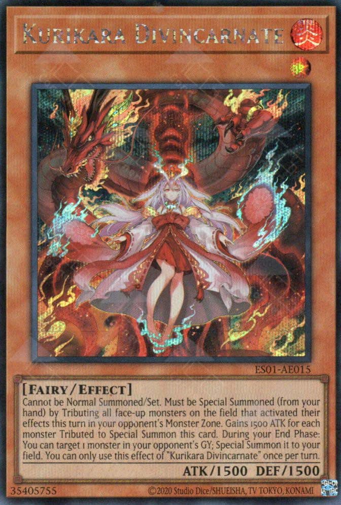 YU GI OH AE - ES01-AE015 Kurikara Divincarnate SER