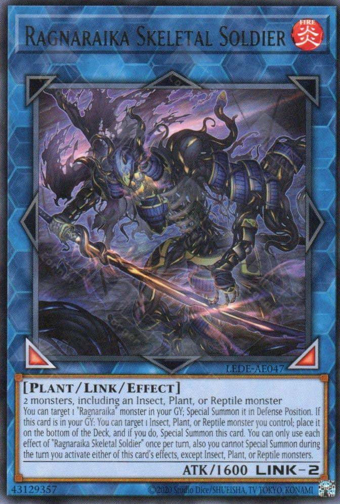 YU GI OH AE - Single Card - LEDE-AE047 - Ragnaraika Skeletal Soldier (R)
