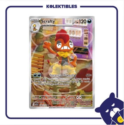 Pokemon Indonesia – sv11s 280/172 AR Scrafty 01/179/02/11/111