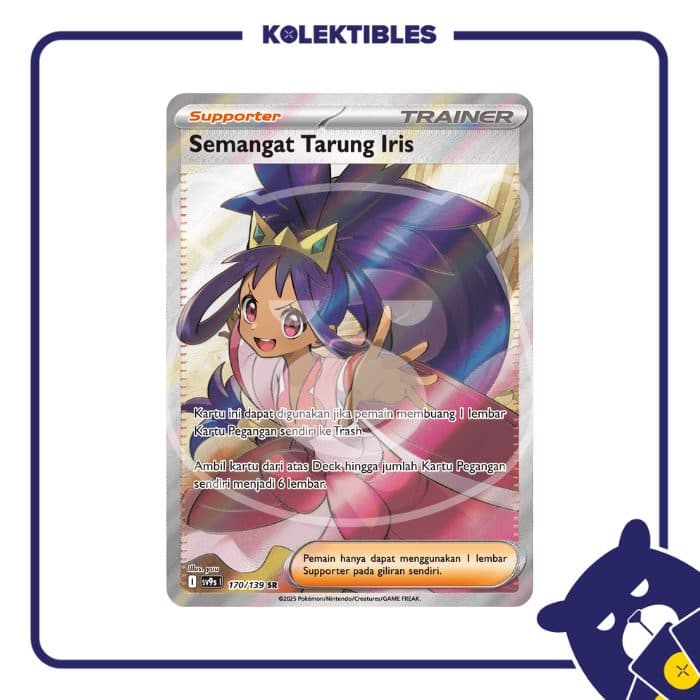 Pokemon Indonesia – SV9S – 170/139 SR – Semangat Tarung Iris 01/157/02/11/111