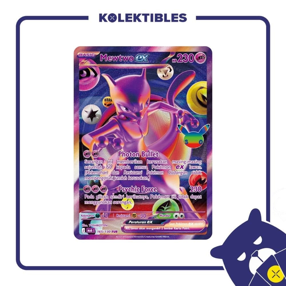 Pokemon Indonesia - MA6 165/130 FUR - Mewtwo EX Part 3
