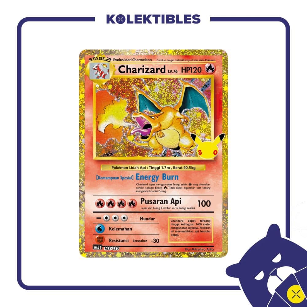 Pokemon Indonesia - MA6 168/130 Classic - Charizard LV. 76 (Part 2)