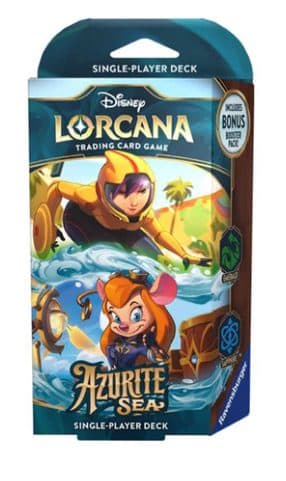 Disney Lorcana – Azurite Sea – Starter Deck – A Seaworthy Crew