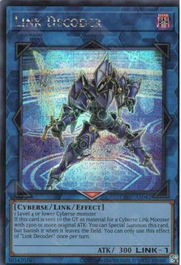YU GI OH AE – CR07-AE042 SER Link Decoder