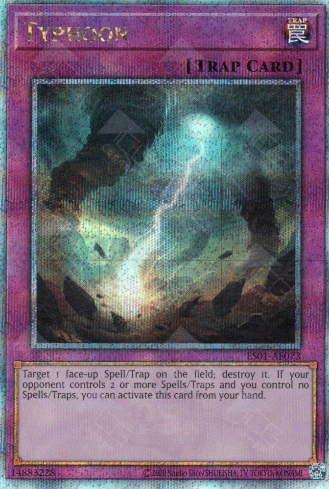YU GI OH AE - ES01-AE073 - Typhoon QSCR