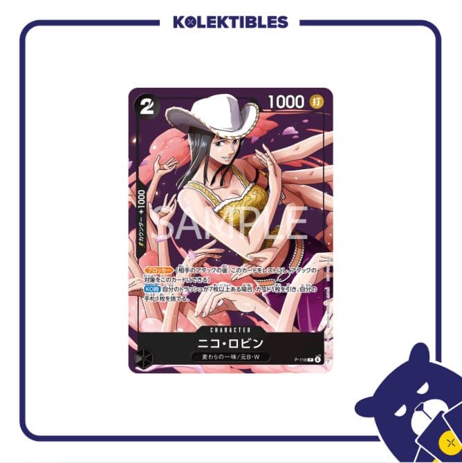 One Piece Japan – P 115 Promo Asia Meet Up – P Nico Robin (non foil)