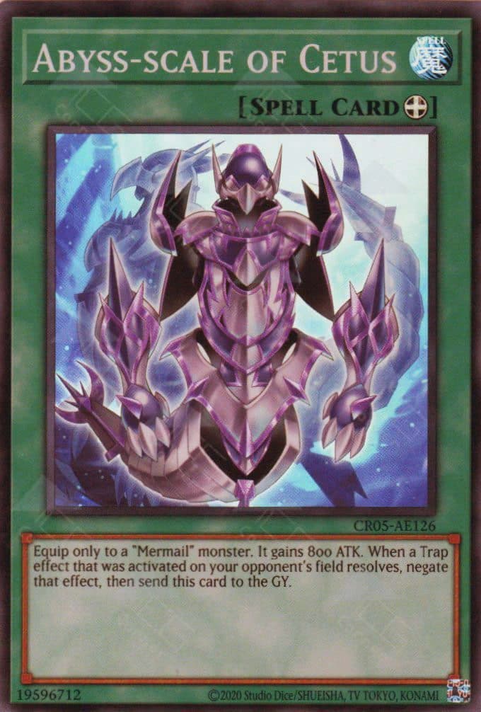 YU GI OH - CR05-AE126 - Abyss-scale of Cetus (SR)