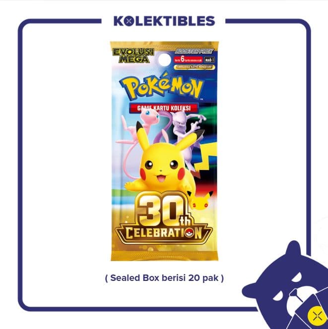 (Batch 1) Pokemon Indonesia - Sealed Box - 30th Celebration