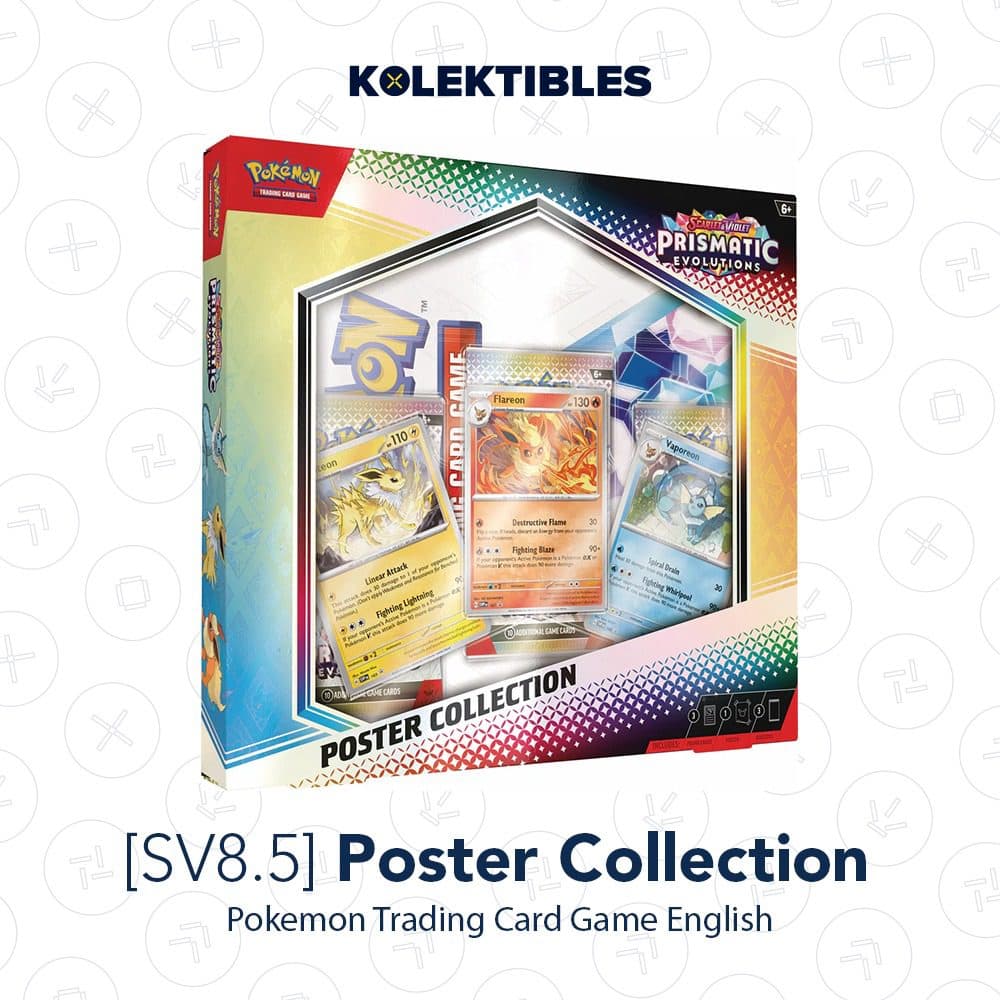 POKEMON ENGLISH - Sv85 Sticker Poster Collection Primastic Evolutions