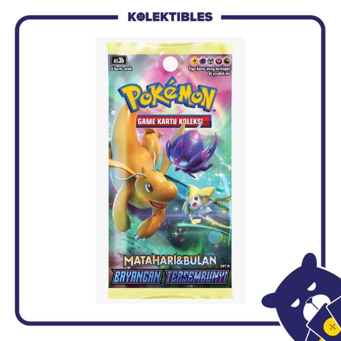 POKEMON INDONESIA - As3b M&B Bayangan Tersembunyi Set B Booster Pack