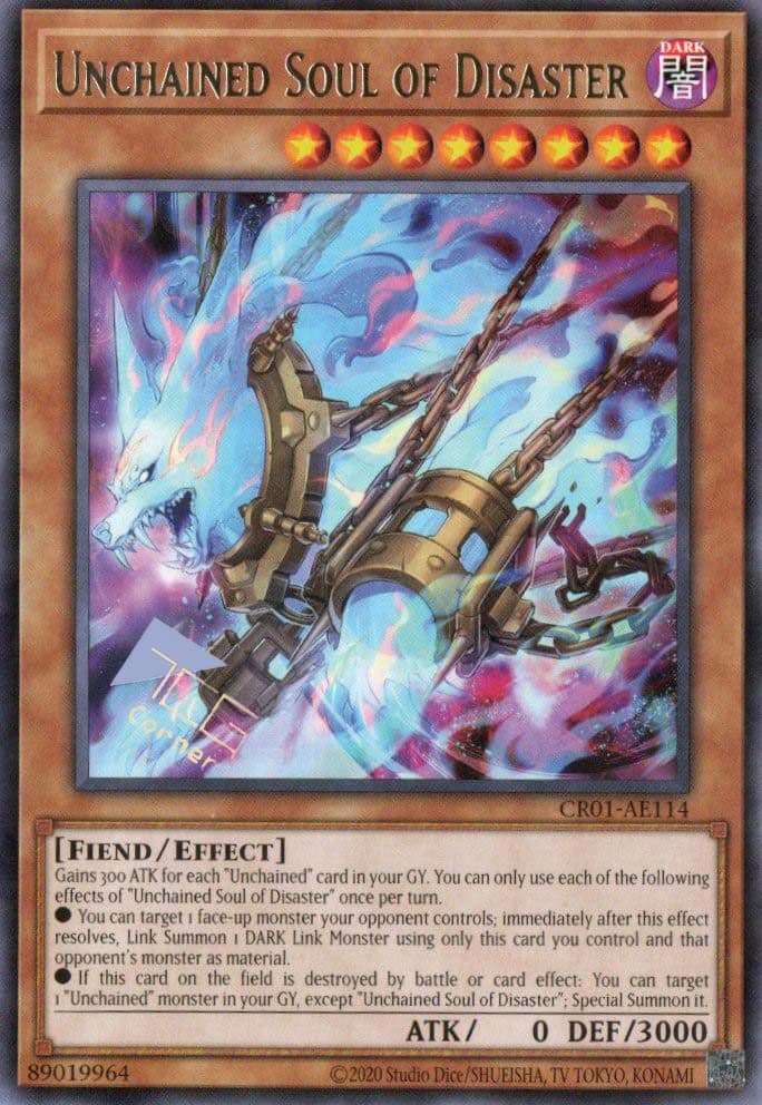 YU GI OH AE - Single Card - CR01-AE114 Unchained Soul of Disaster (R)
