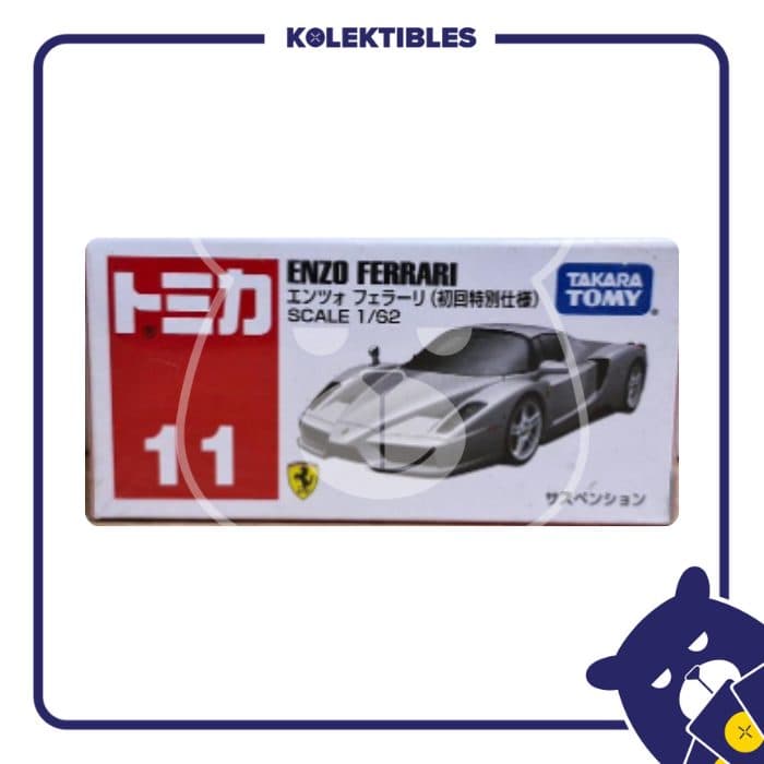 Tomica Reguler Box Putih - 11 - Enzo Ferrari - Silver 01/159/08/25/193