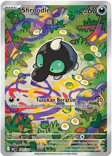 Pokemon Indonesia – MA1 145/126 AR Shroodle 01/129/02/11/111