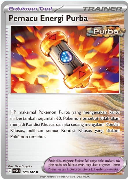 POKEMON INDONESIA SV5s Pemacu Energi Purba - 129/142 U