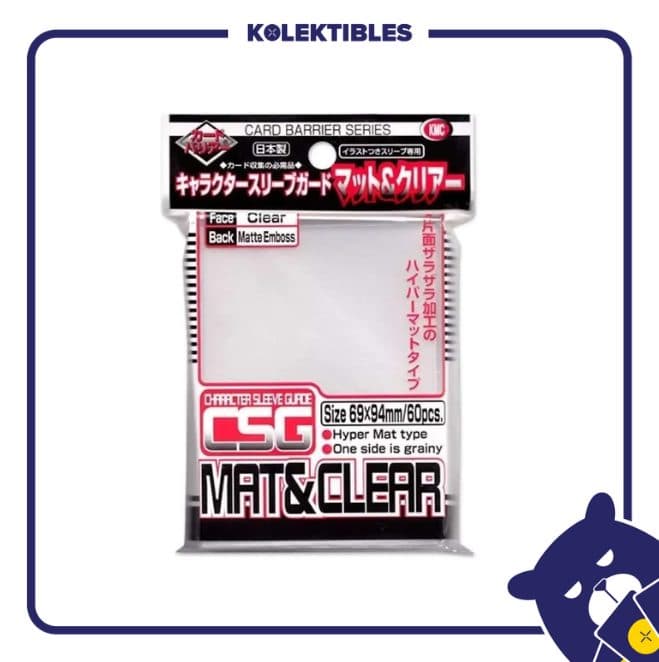 KMC - 60 Character Sleeve Guard Mat&Clear